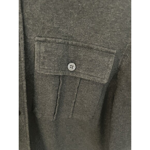 Banana Republic Men's Gray Long Sleeve SIZE MEDIUM button Down Shirt - Picture 3 of 5